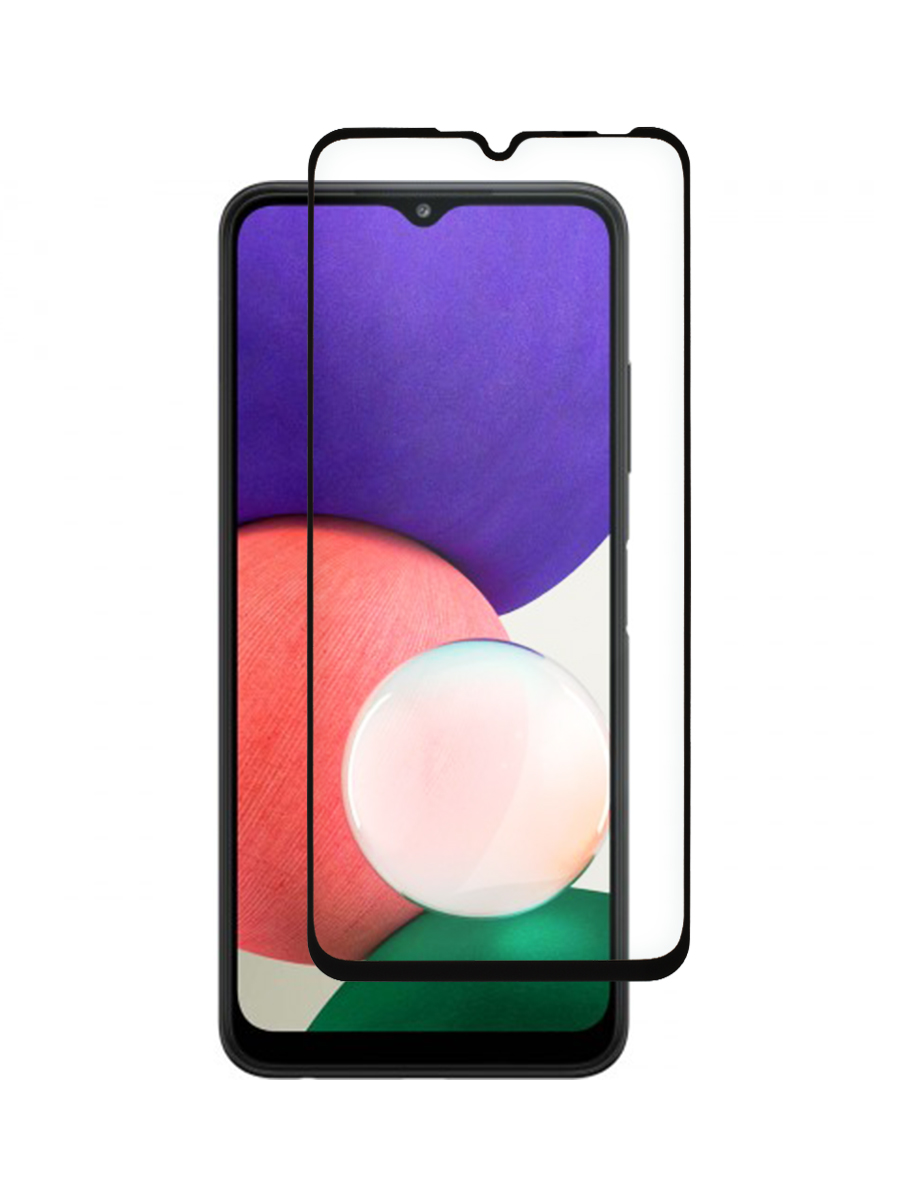 

Защитное стекло 3D для Samsung A22s A226 черный, с рамкой, ZTG-3D-SAM-A226