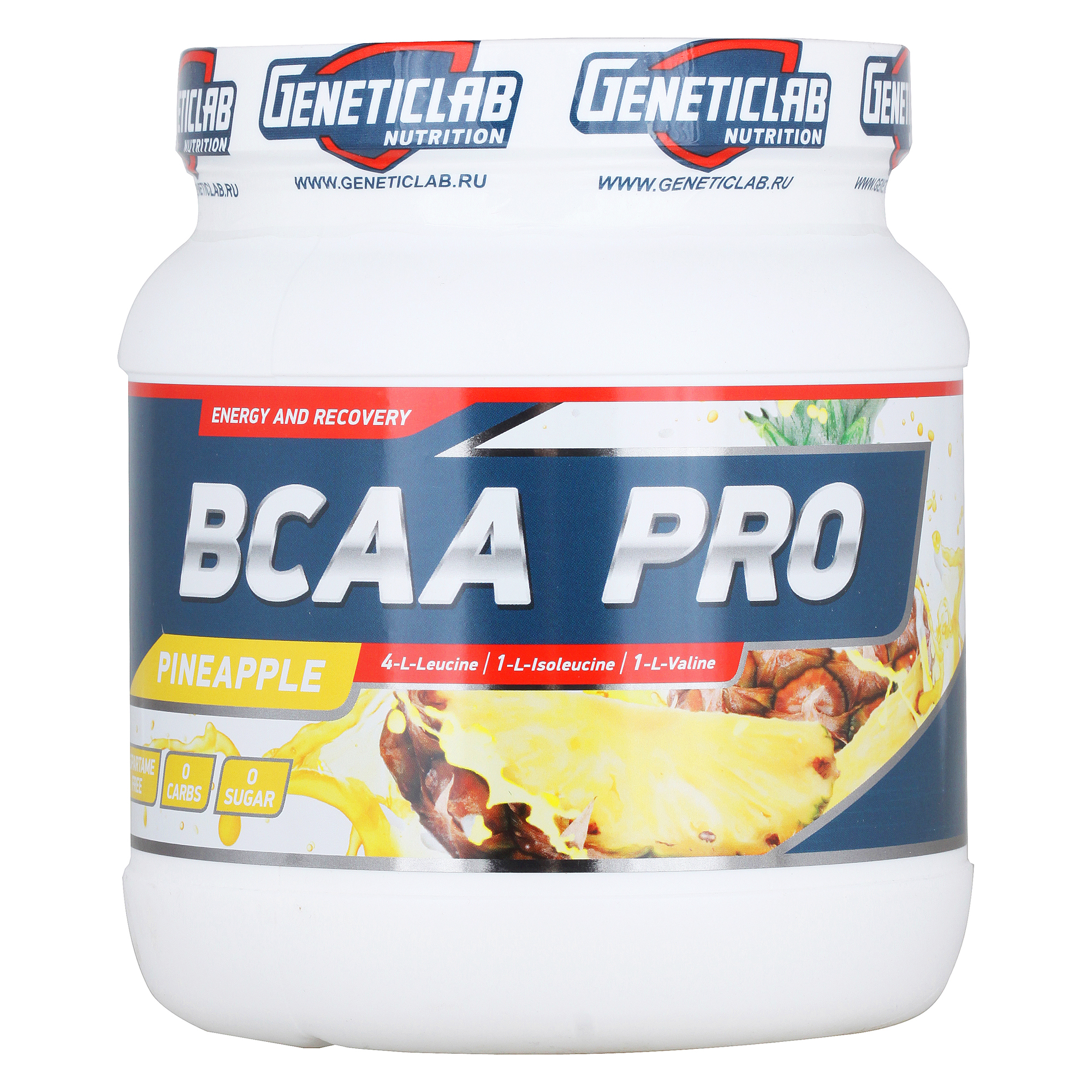 GeneticLab Nutrition Pro BCAA 500 г, ананас