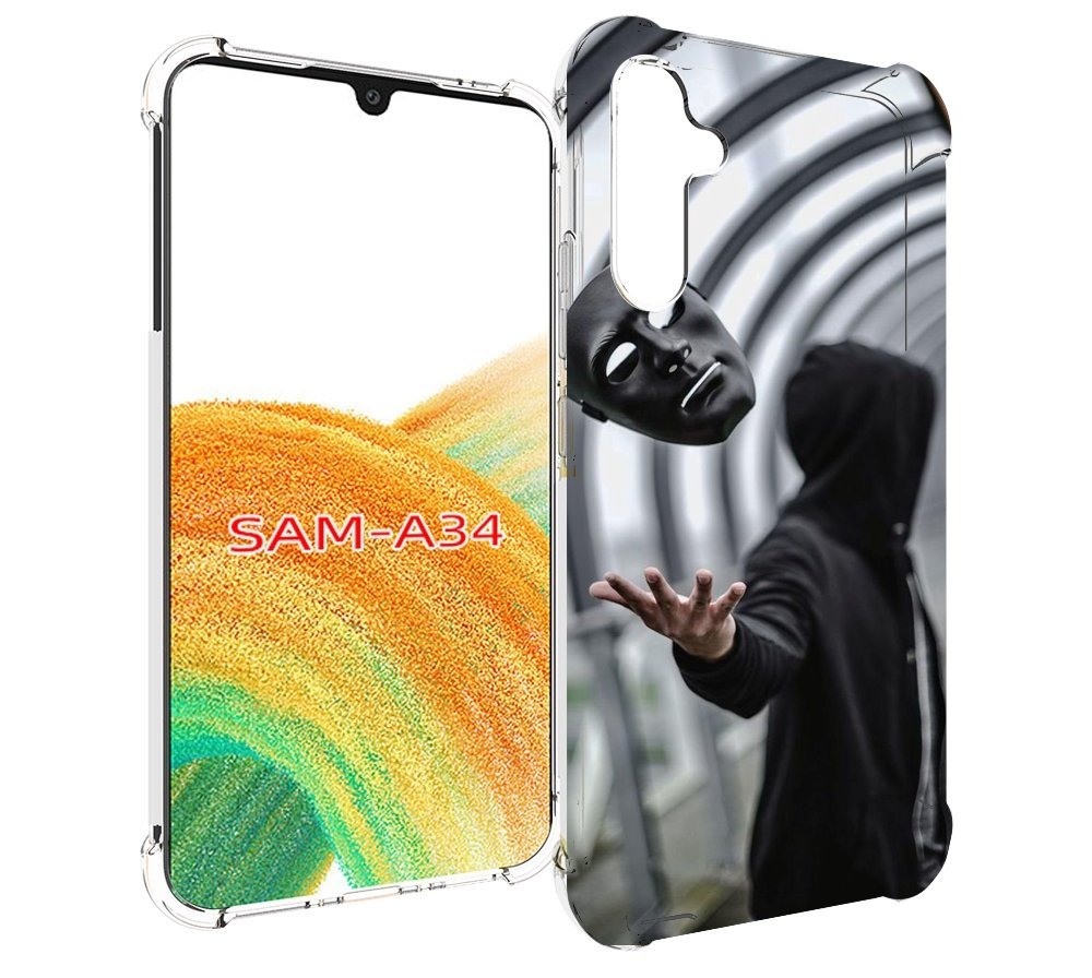 

Чехол MyPads Сними-маску для Samsung Galaxy A34, Tocco