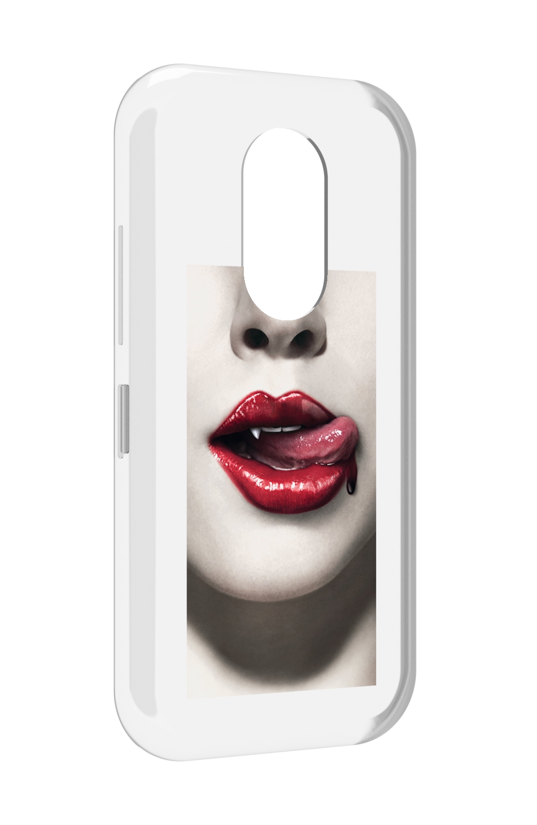 

Чехол MyPads губы-вампирши для Doogee S61 / S61 Pro, Прозрачный, Tocco