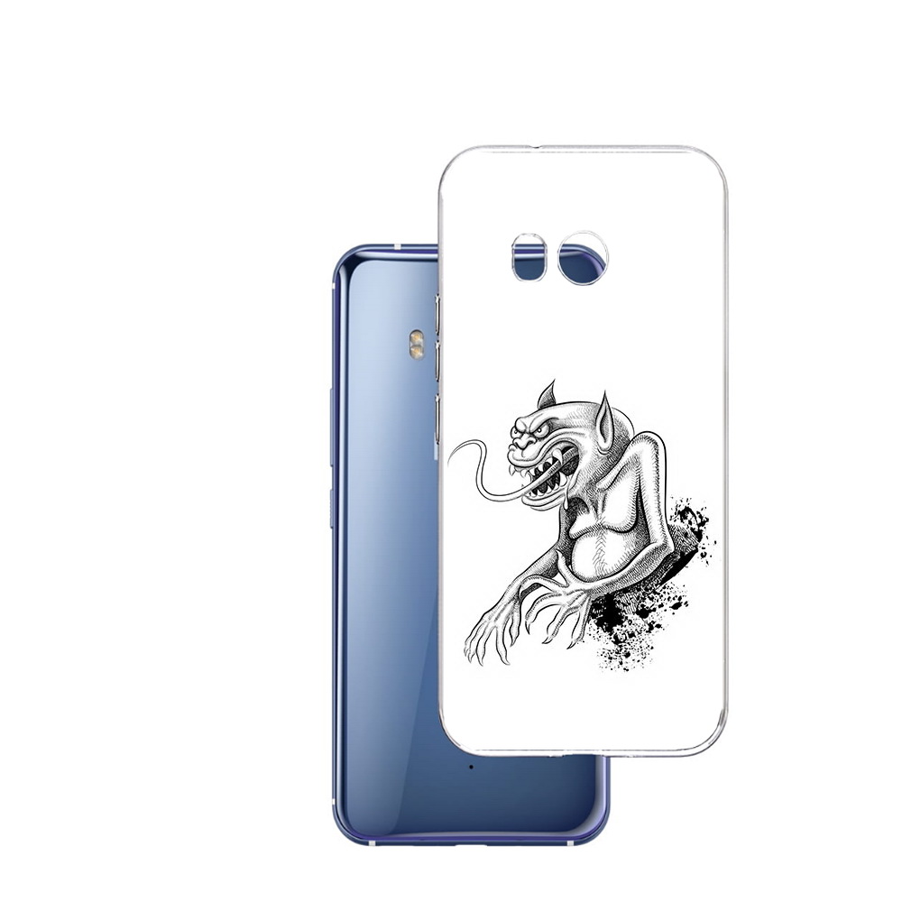 

Чехол MyPads Tocco для HTC U11 чорт, Прозрачный, Tocco