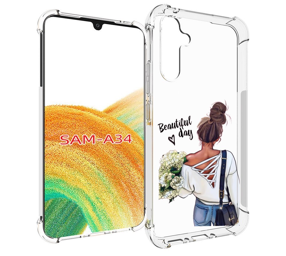 

Чехол MyPads Прекрасный-день для Samsung Galaxy A34, Tocco