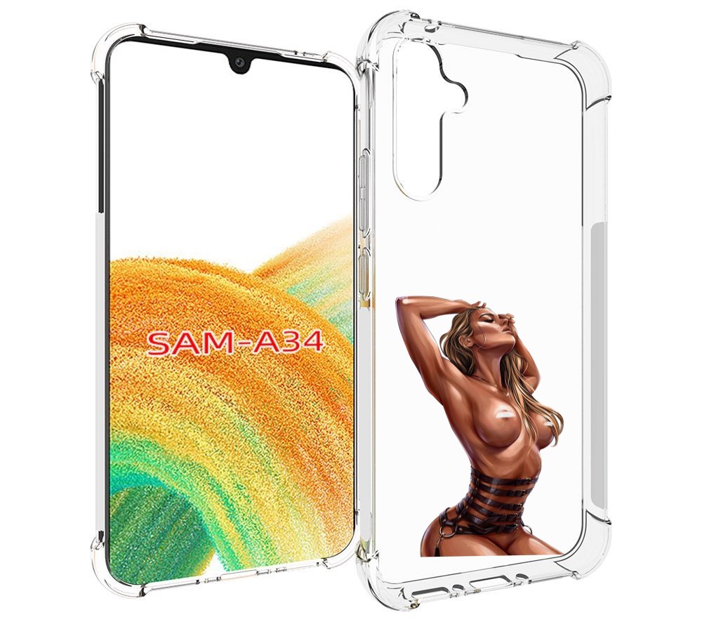 

Чехол MyPads Портупея денский для Samsung Galaxy A34, Tocco