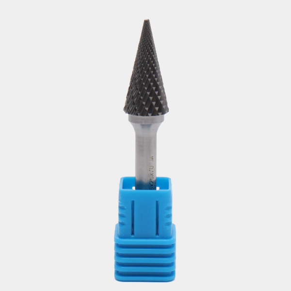 Борфреза коническая с двойной насечкой, тип M 6х6х12,7х58, шт