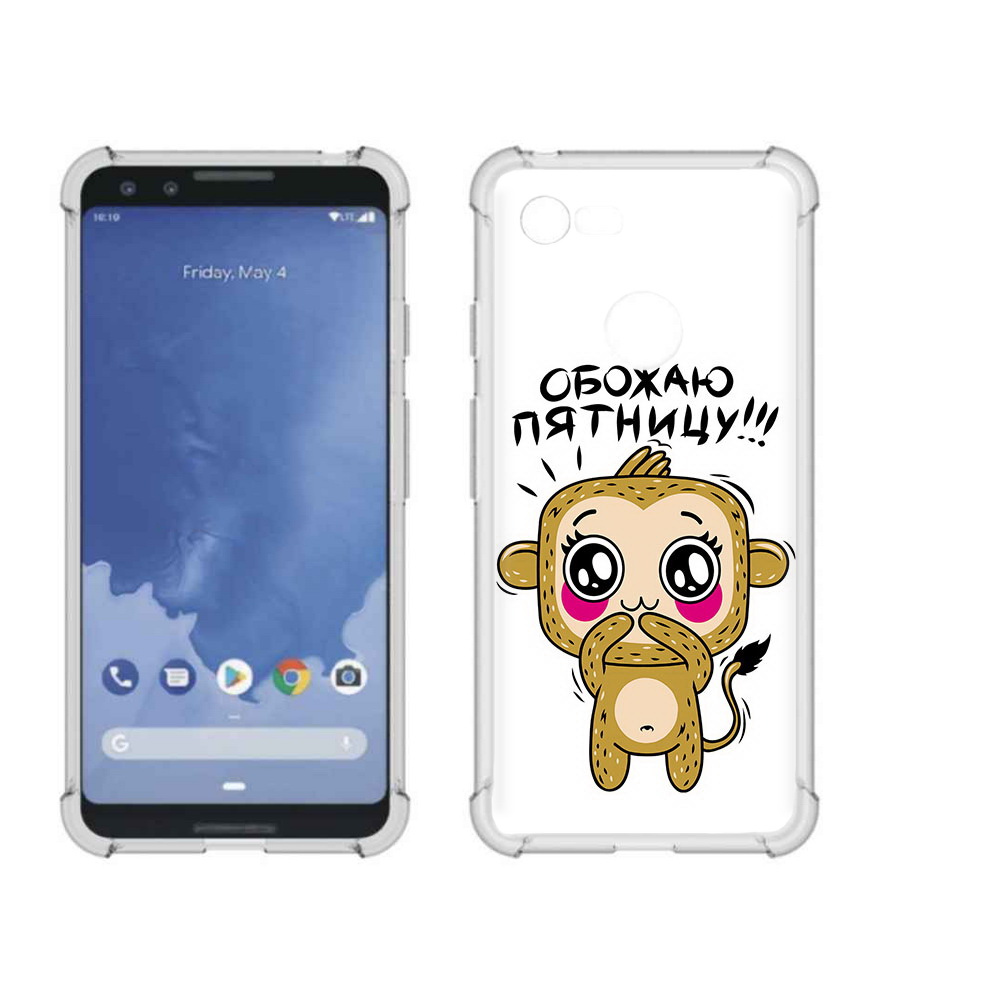 

Чехол MyPads Tocco для Google Pixel 3 обожаю пятницу, Прозрачный, Tocco