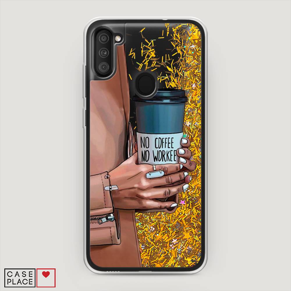 

Чехол Awog на Samsung Galaxy M11 / Самсунг M11 "No coffee", Разноцветный, 2100690-1