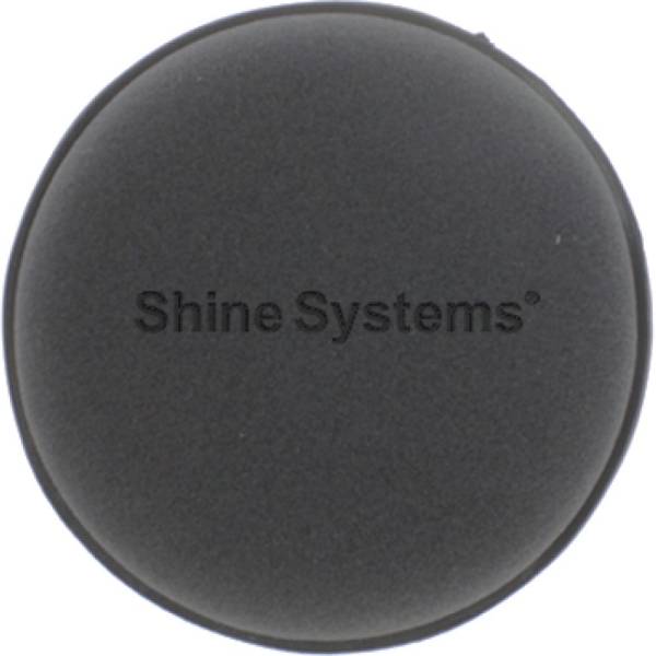 Поролоновый аппликатор Shine systems Wax Pad черный круглый 10 см SS818