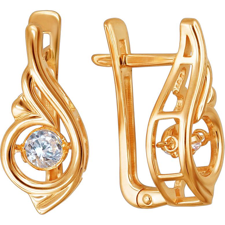 

Серьги женские из золота Эстет 01С1111850, фианит, 01С1111850