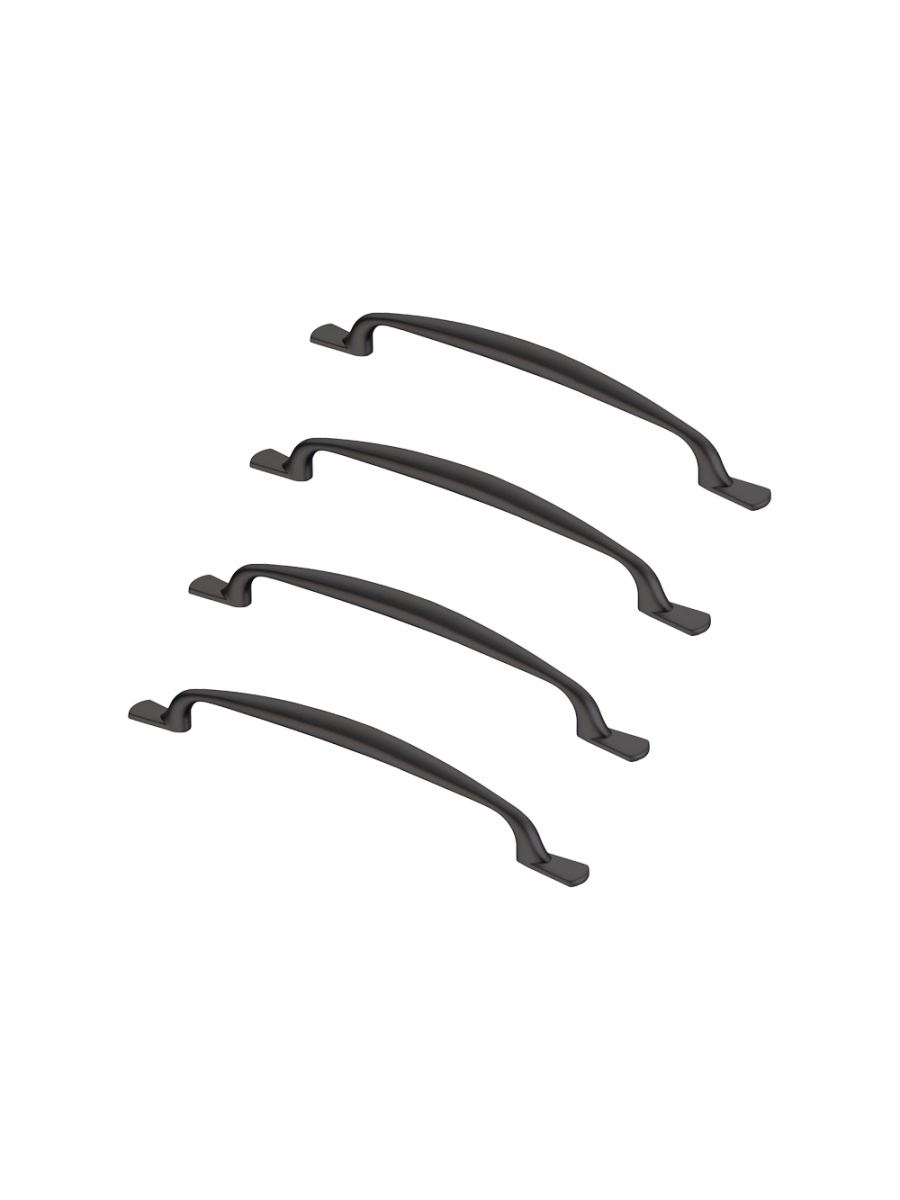 

Комплект из 4 шт Ручка-скоба Kerron 96 мм S-2490-96 BL, матовый черный, S-2490