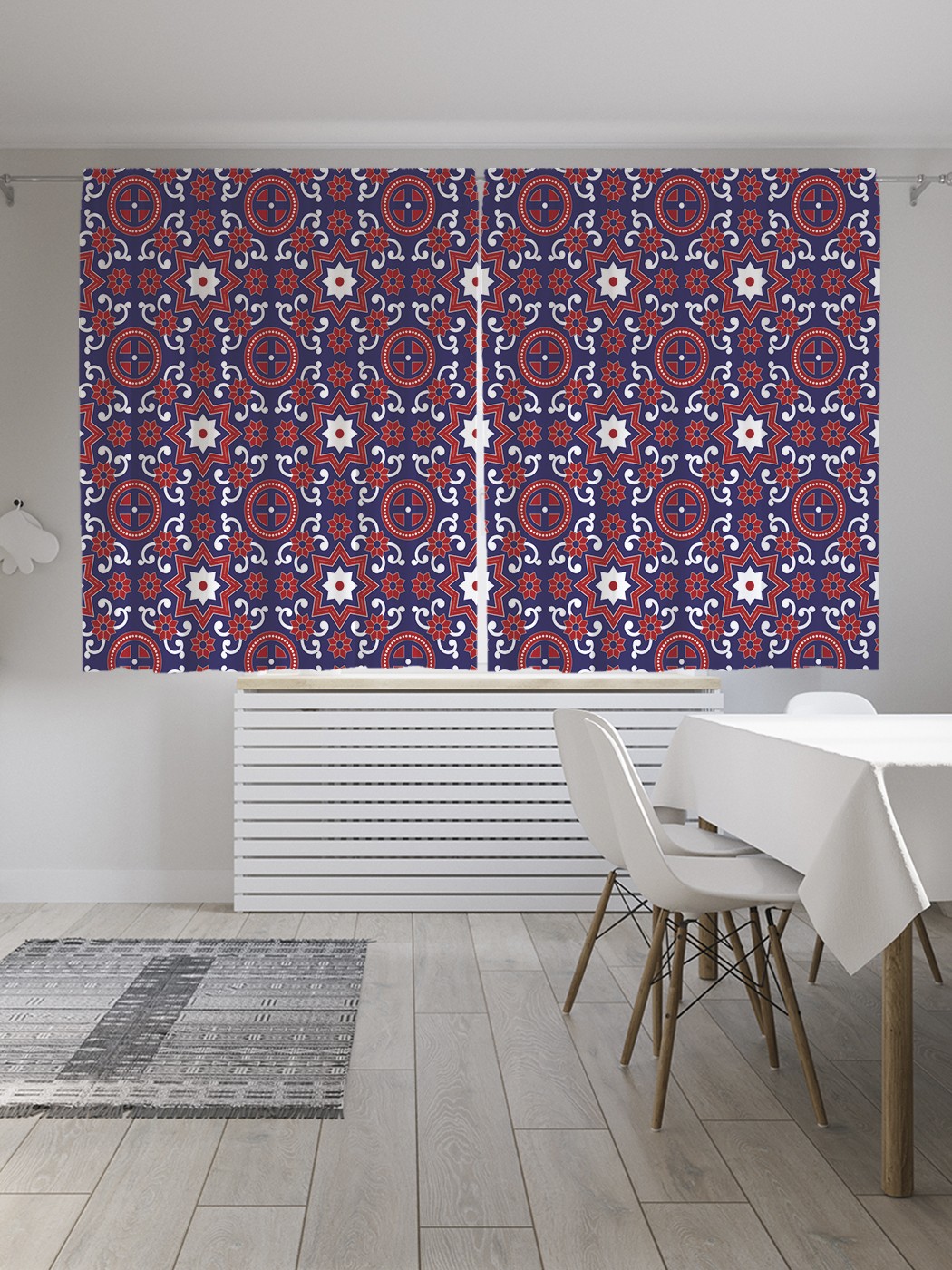 

Классические шторы JoyArty "Калейдоскоп", серия Oxford DeLux, 2 полотна 145x180 см, Калейдоскоп
