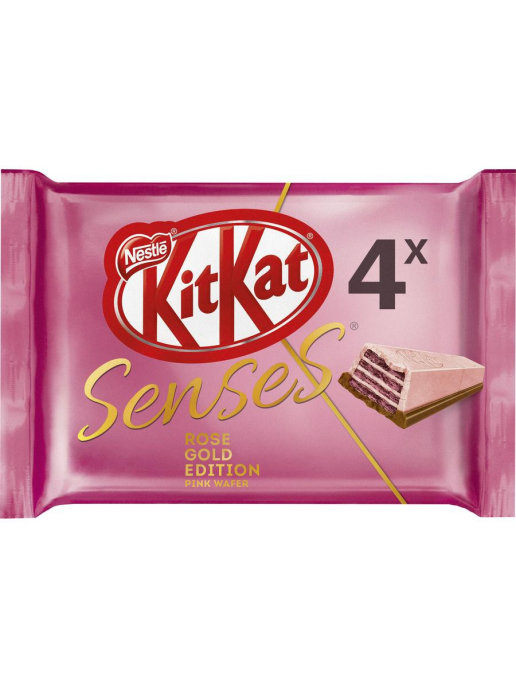 

KITKAT SENSES ROSE GOLD EDITION, шоколадные батончики, мультипак 116 г