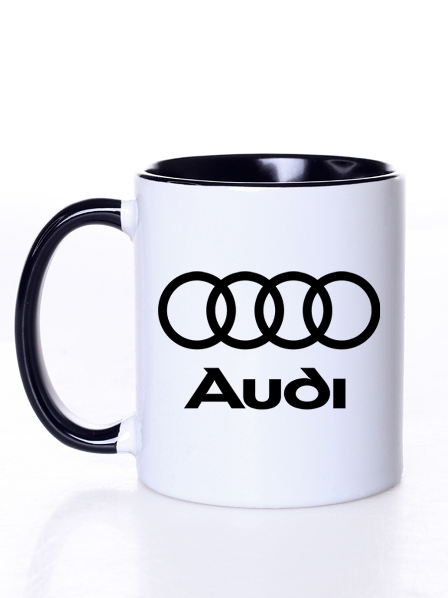 фото Кружка сувенирshop марка автомобиля "ауди / audi" 330 мл cu-auad1-bi/s