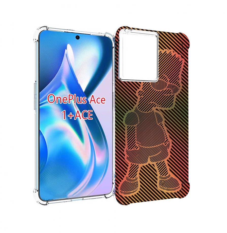 

Чехол MyPads Графический-Барт-Симпсон для OnePlus Ace, Прозрачный, Tocco