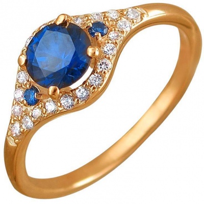 

Кольцо из серебра р. , Эстет 01К258523А-1, фианит/шпинель, 01К258523А-1