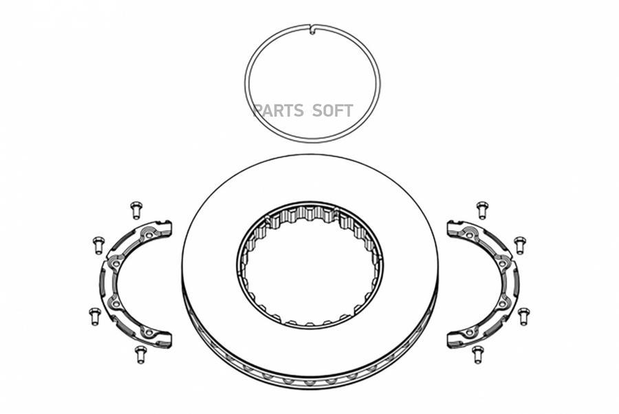 

Диск тормозной ЗАКАЗЫВАТЬ КРАТНО ДВУМ!!!