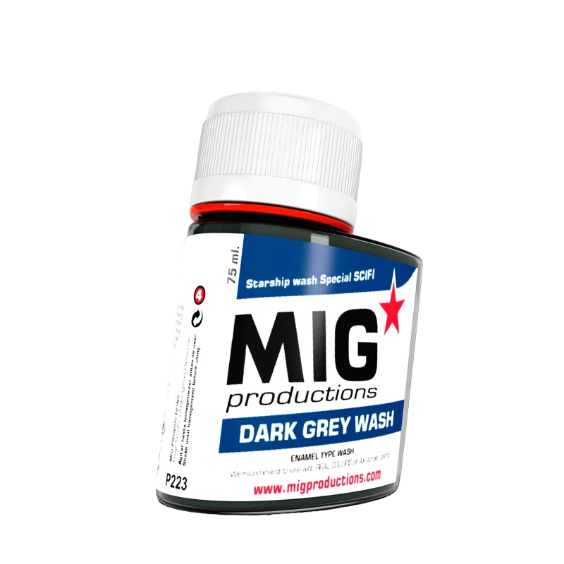 фото Migp223 смывка dark grey wash 75ml mig productions