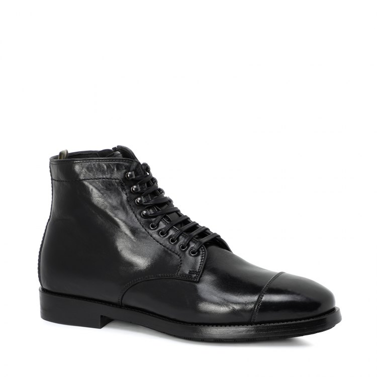 фото Мужские ботинки officine creative temple rubber /010 цв. черный 42,5 eu