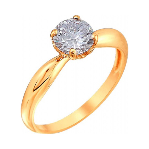 

Кольцо из серебра с фианитом р. 18 Эстет 01К154544А, 01К154544А