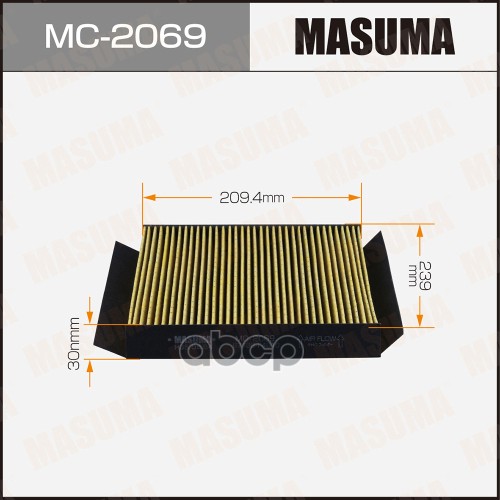 

Фильтр воздушный салона MASUMA MC2069