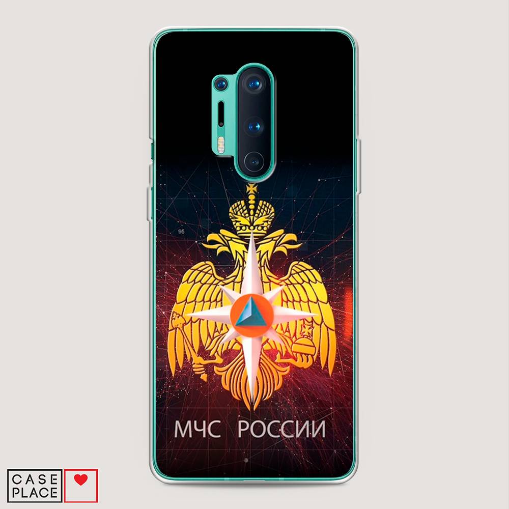 

Чехол Awog на OnePlus 8 Pro / ВанПлас 8 Pro "МЧС России", Черный;желтый;красный, 151050-5