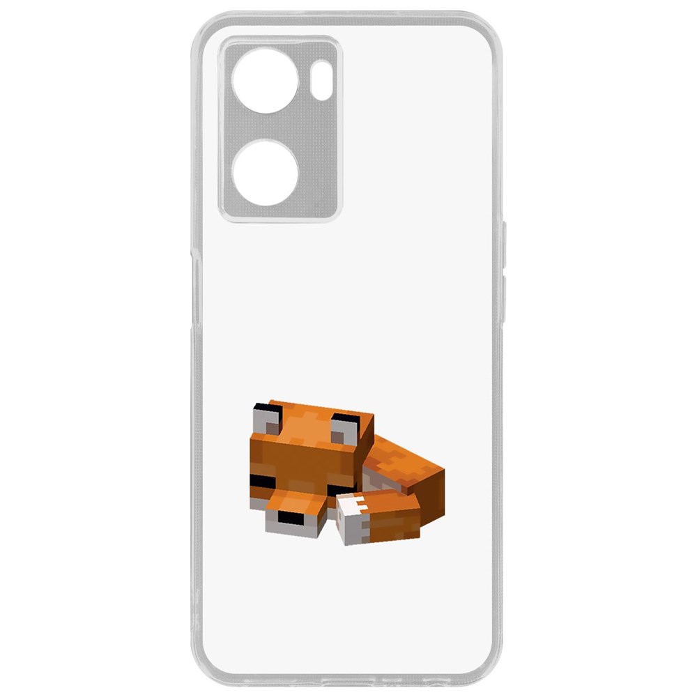 

Чехол Minecraft-Спящий Лисенок для Oppo A57s, Прозрачный