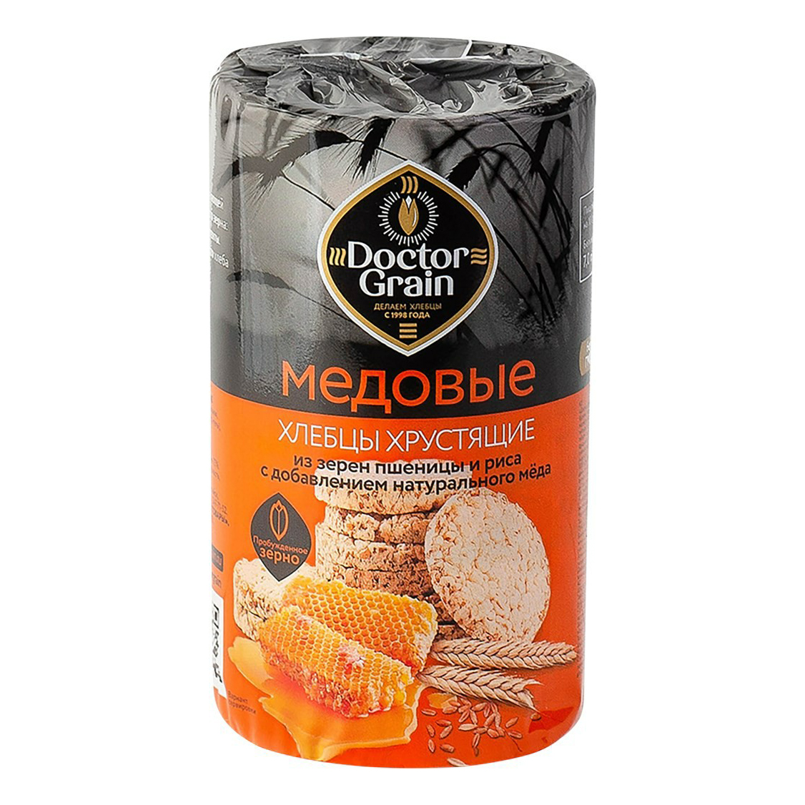

Хлебцы пшеничные Doctor Grain медовые 80 г