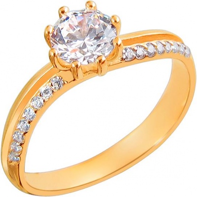

Кольцо из серебра р. , Эстет 01К156360А, фианит, 01К156360А