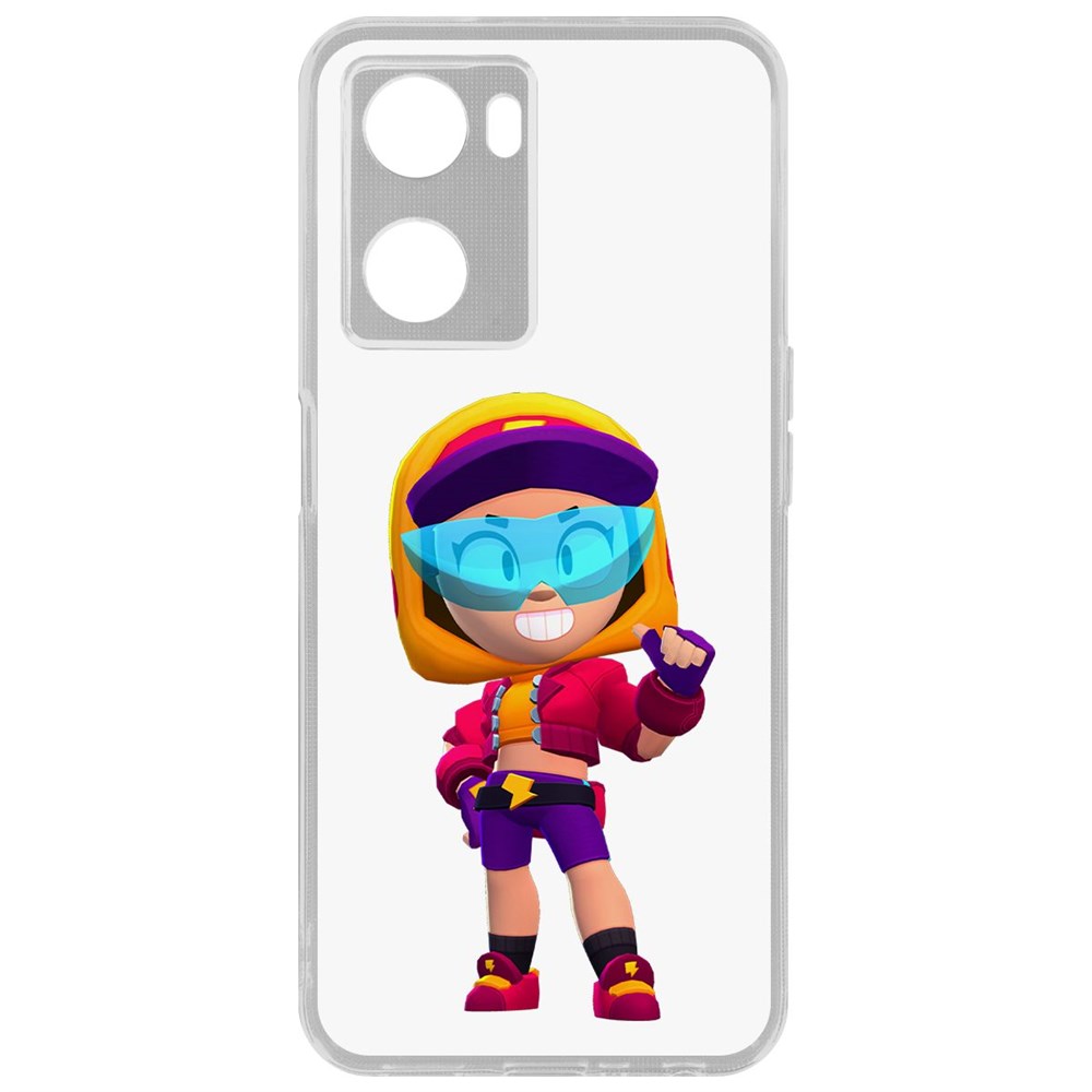 

Чехол Brawl Stars-Стритстайл Макс для Oppo A57s, Прозрачный