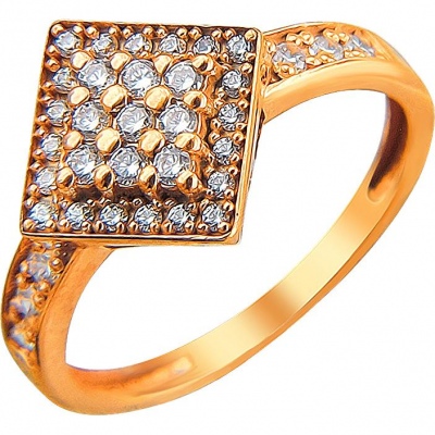 

Кольцо из серебра р. , Эстет 01К1510760А, фианит, 01К1510760А