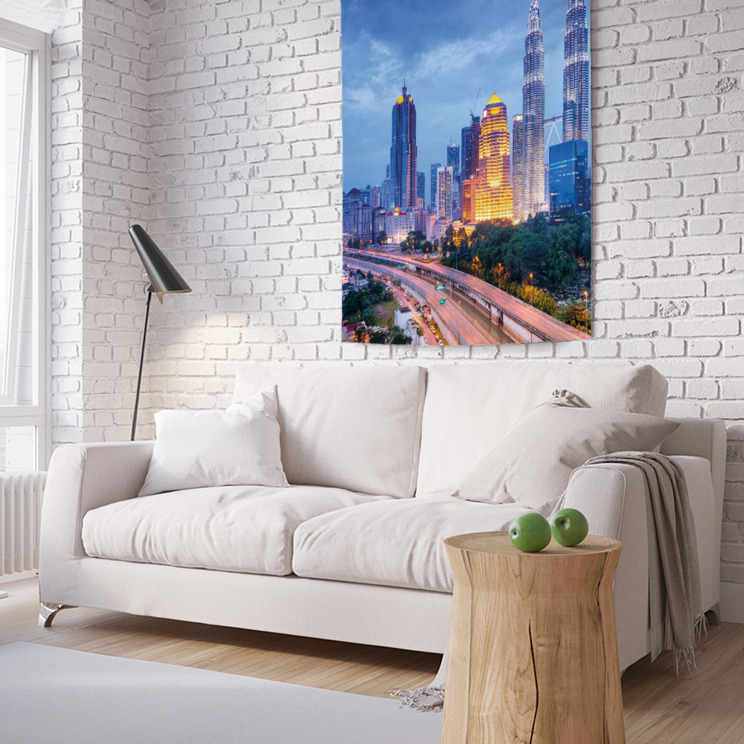 

Вертикальное фотопанно на стену JoyArty Ночной город 100x150 см, Ночной город