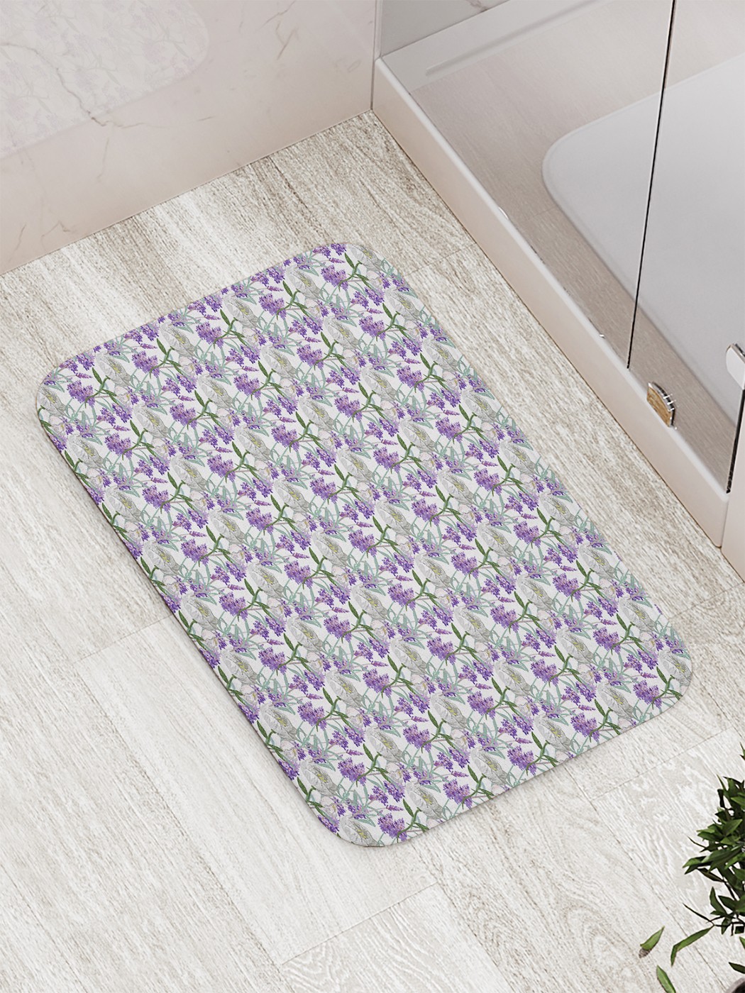 

bath_62729 Коврик противоскользящий для ванной, сауны, бассейна, 77х52 см