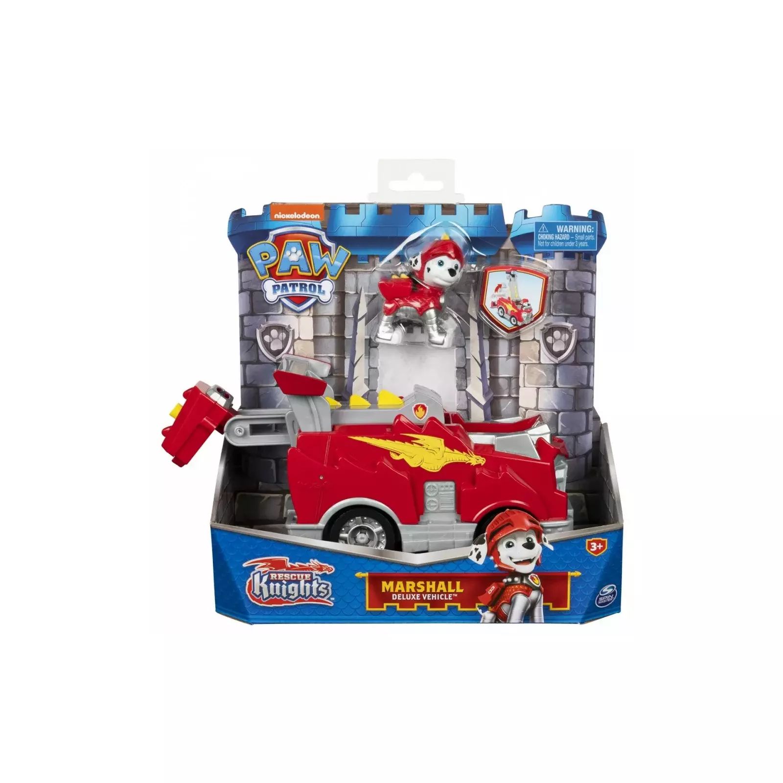 Игровой набор Paw Patrol Рыцари Спасатели Машинка с Маршаллом, 6062181-20133697, 1 шт. богатыри вольга и чёрные рыцари вольга и дракон