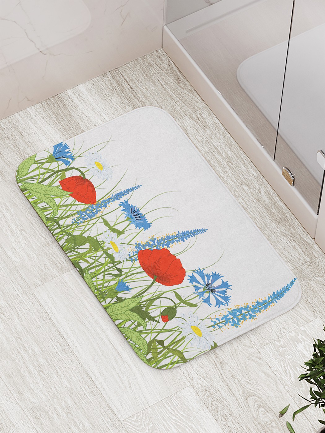

bath_62699 Коврик противоскользящий для ванной, сауны, бассейна, 77х52 см