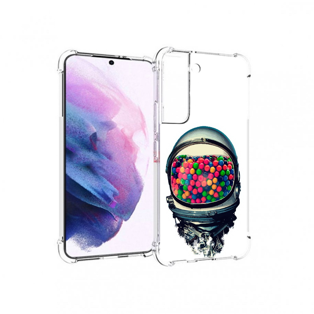 

Чехол MyPads Tocco для Samsung Galaxy S22 шлем космонавта (PT194926.508.700), Прозрачный, Tocco