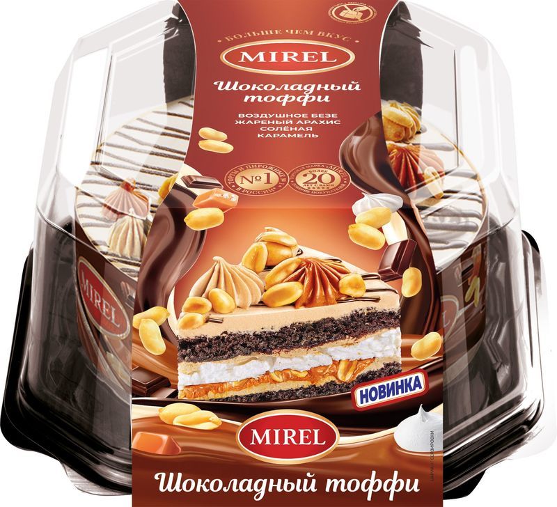 

Торт Mirel Шоколадный Тоффи 580 г