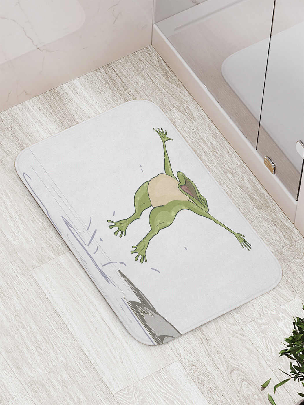 

bath_62613 Коврик противоскользящий для ванной, сауны, бассейна, 77х52 см