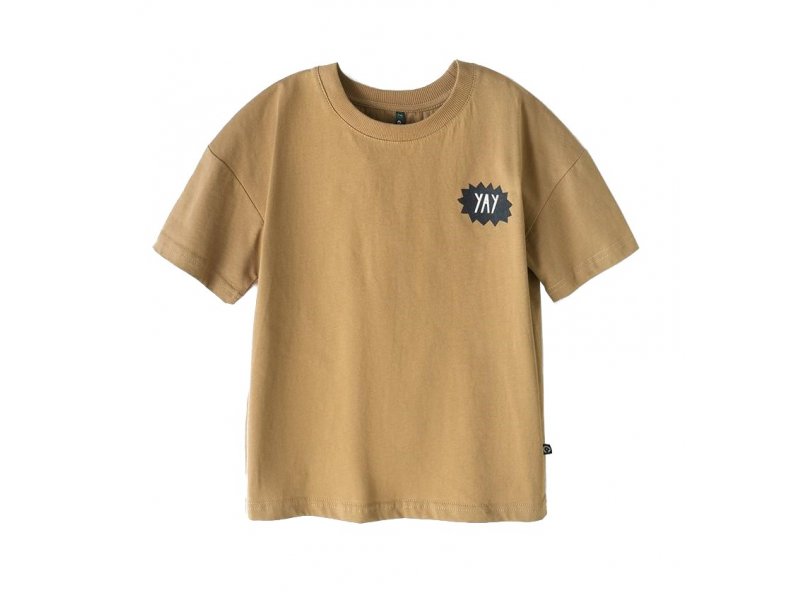 

Футболка детская CROCKID, коричневый хаки, р. 122