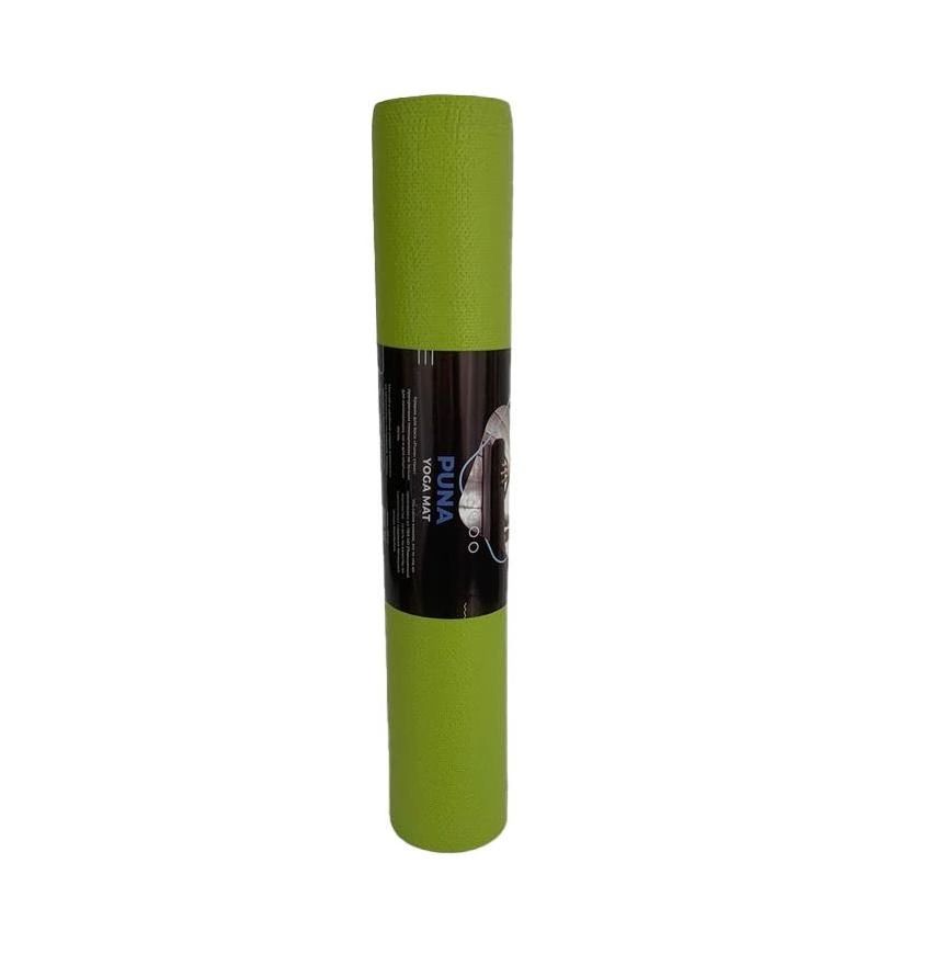 Коврик Ramayoga для йоги Puna 3 мм, 185 см, зеленый, 60 см