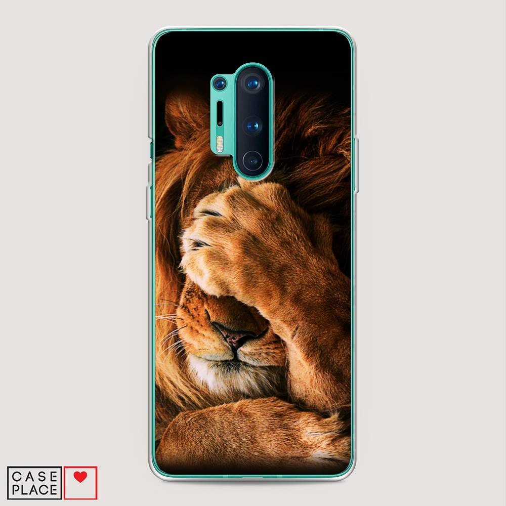 

Чехол Awog на OnePlus 8 Pro / ВанПлас 8 Pro "Львиный стыд", Коричневый;черный, 151050-1