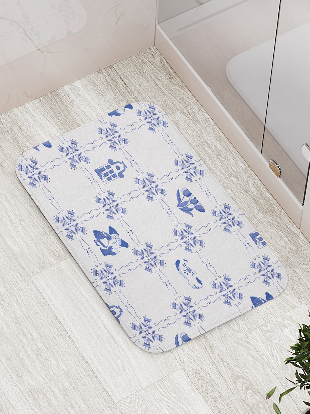 

bath_62528 Коврик противоскользящий для ванной, сауны, бассейна, 77х52 см