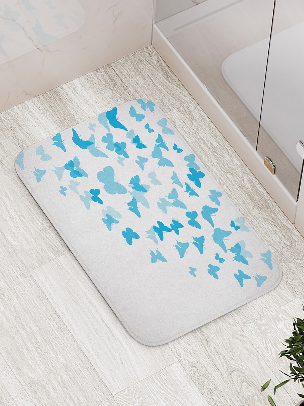 

bath_62519 Коврик противоскользящий для ванной, сауны, бассейна, 77х52 см