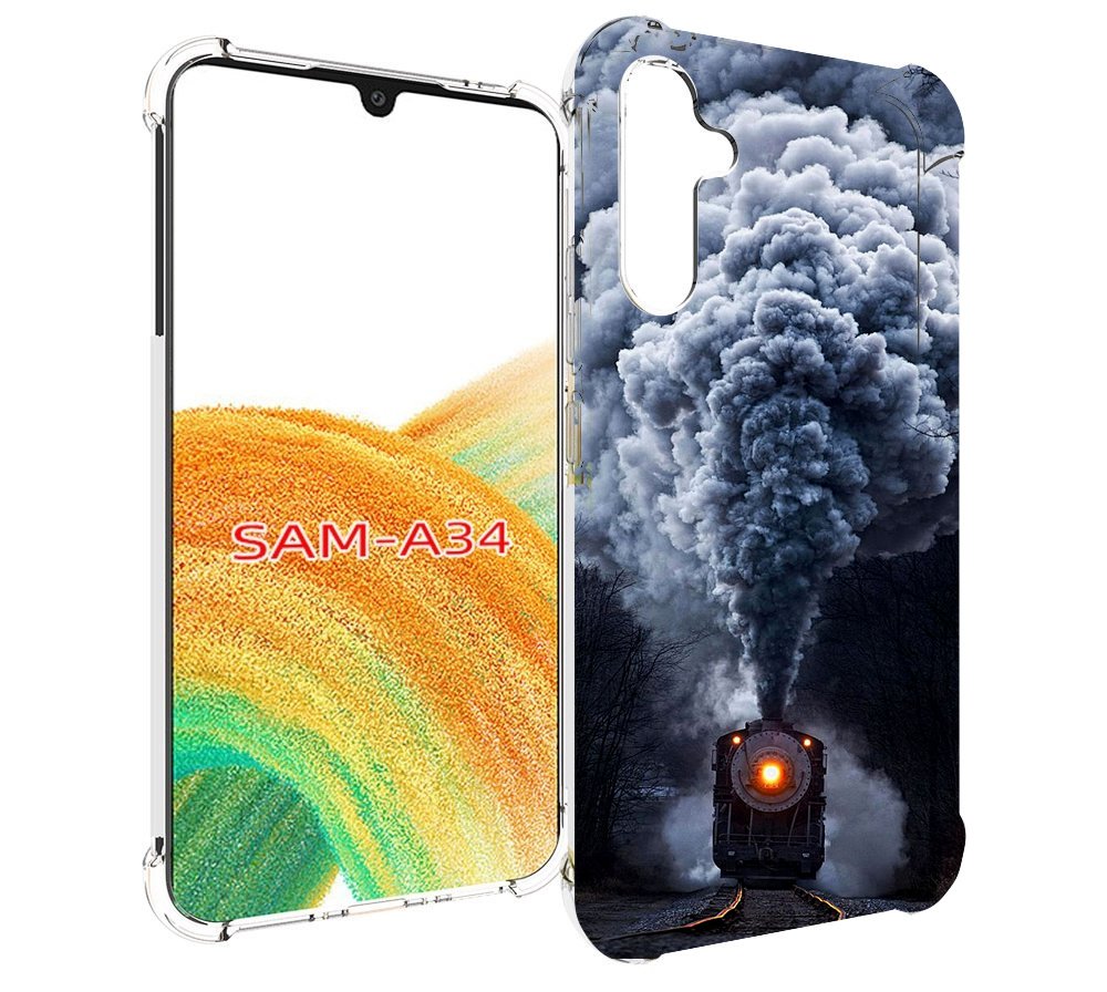 

Чехол MyPads Паровоз для Samsung Galaxy A34, Tocco