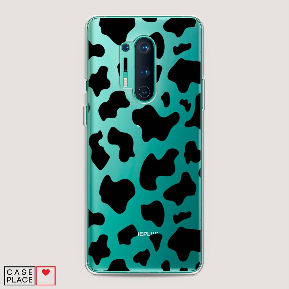 

Чехол Awog на OnePlus 8 Pro / ВанПлас 8 Pro "Пятна коровы черные", Черный, 151050-2