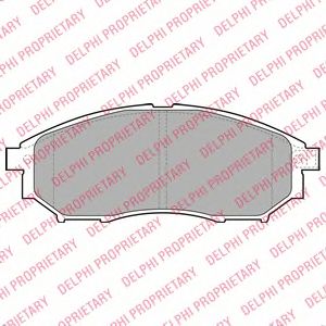 

Тормозные колодки DELPHI дисковые LP2030