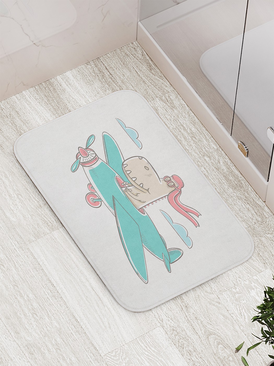 

bath_62503 Коврик противоскользящий для ванной, сауны, бассейна, 77х52 см
