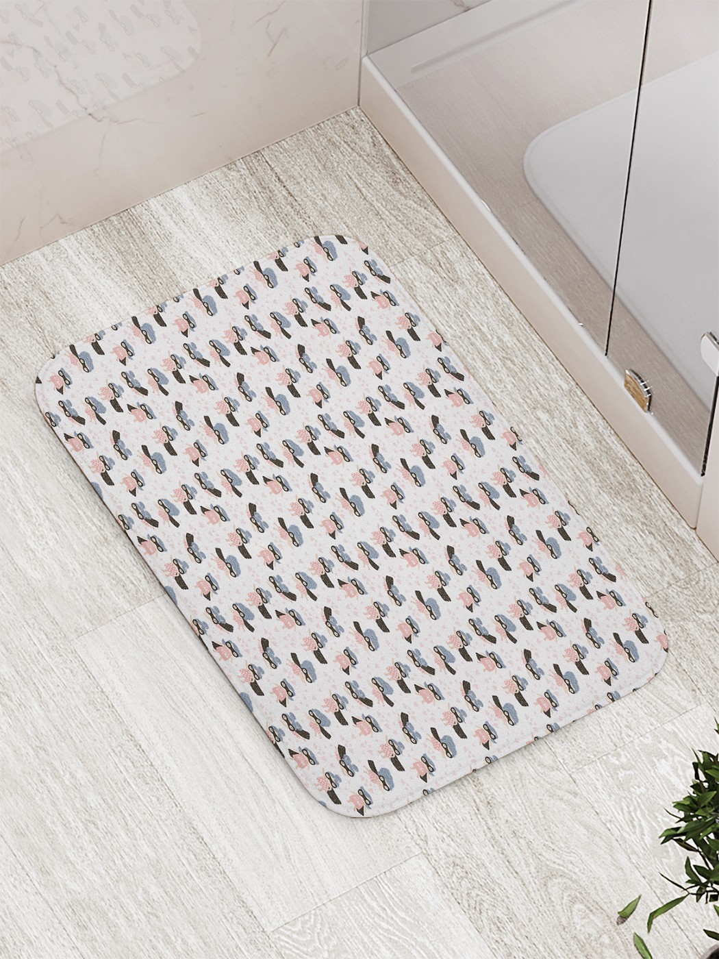 

bath_62500 Коврик противоскользящий для ванной, сауны, бассейна, 77х52 см