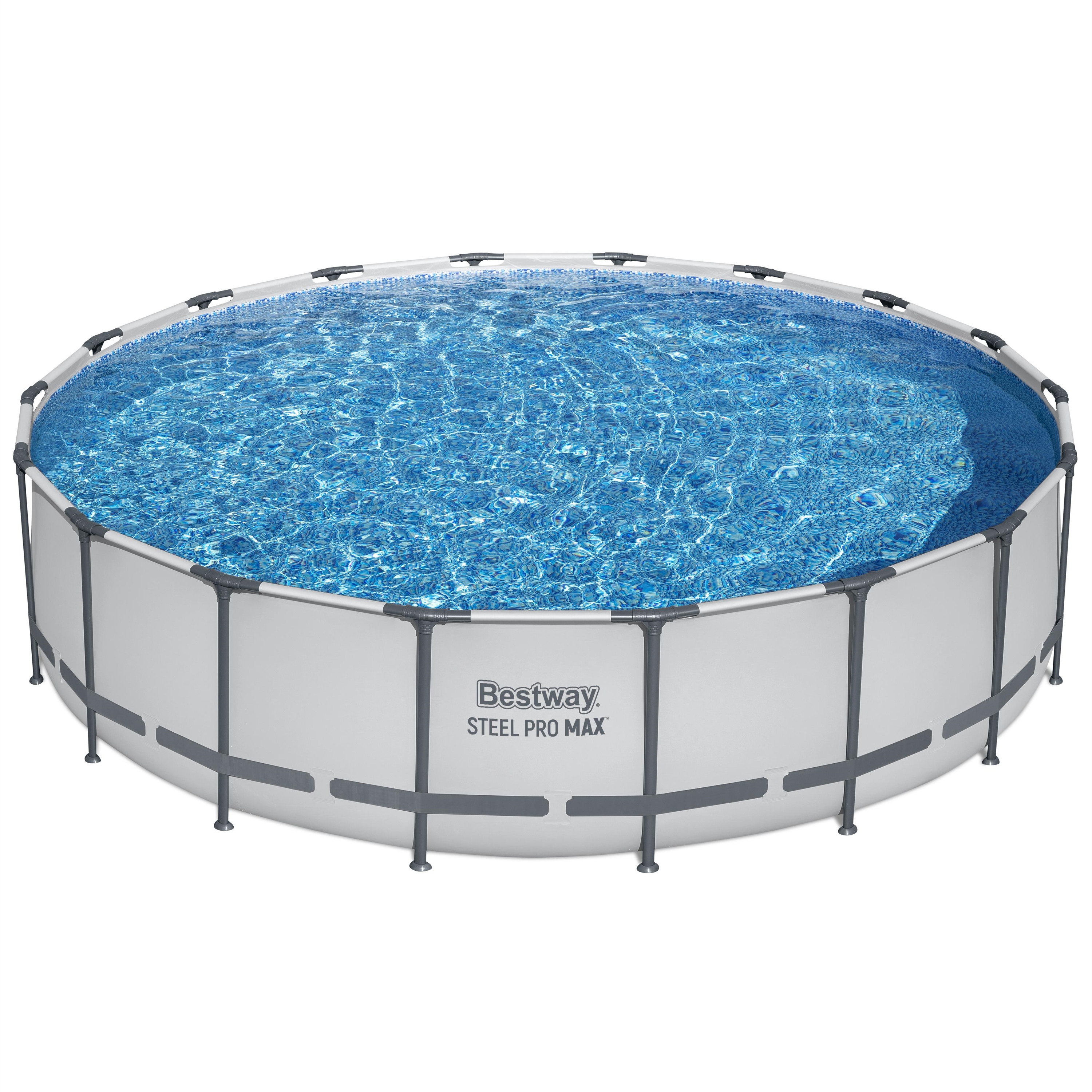 

Бассейн каркасный круглый Bestway 549х122 см, Серый