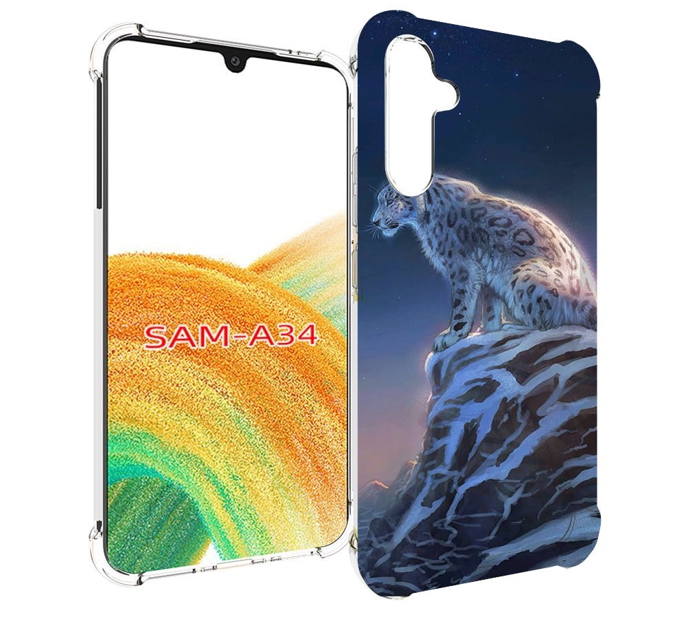 

Чехол MyPads Одинокий-Барс для Samsung Galaxy A34, Tocco