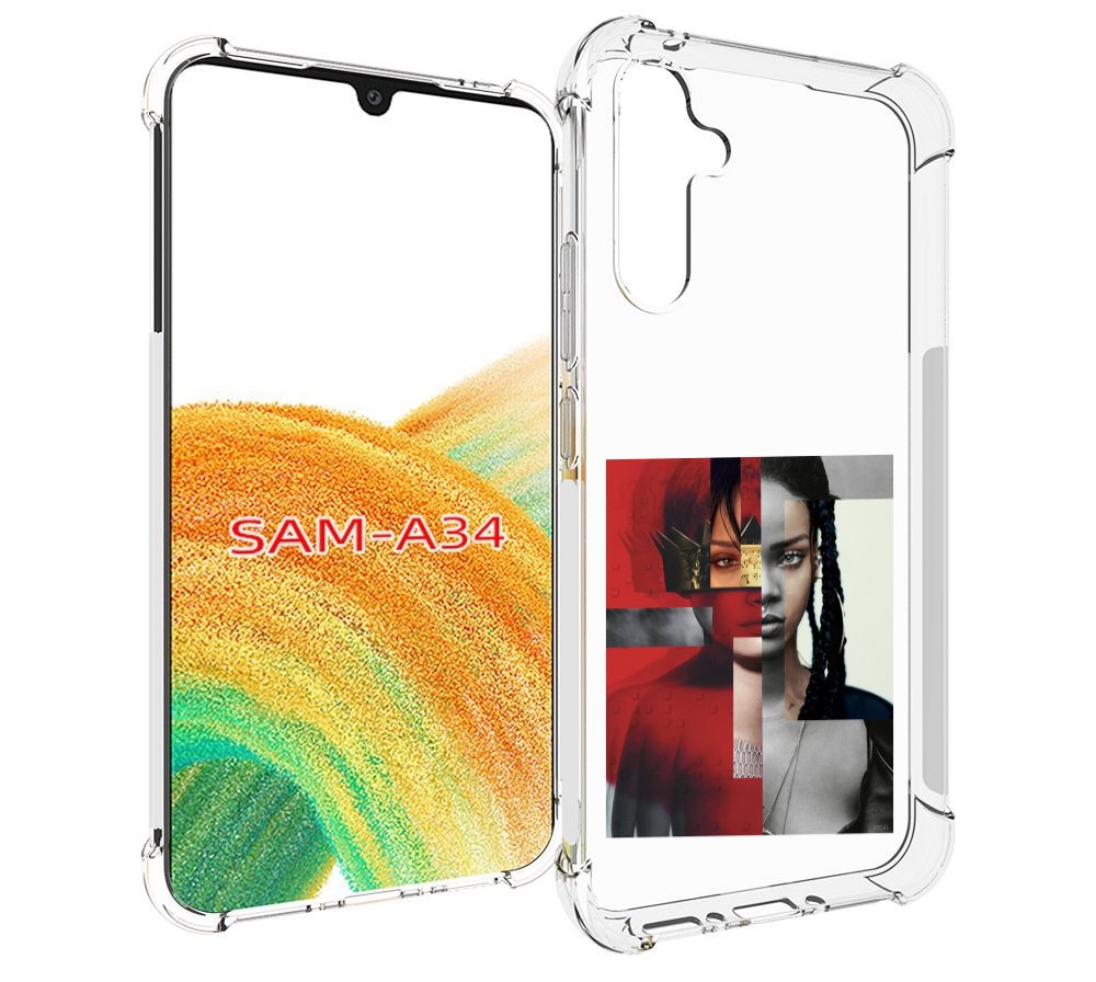 

Чехол MyPads Обложка-Рианна для Samsung Galaxy A34, Tocco