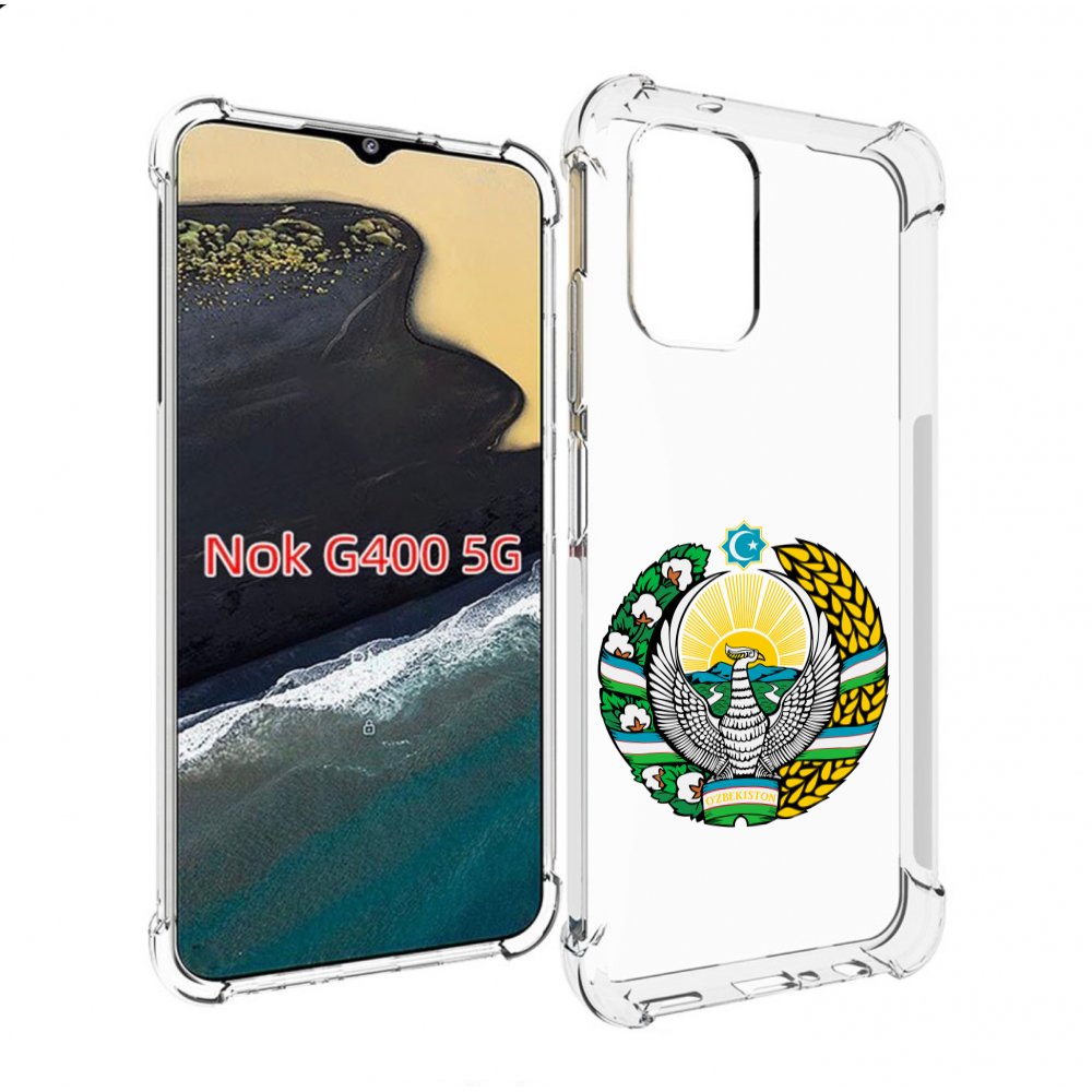 

Чехол MyPads герб-узбекистана для Nokia G400 5G, Прозрачный, Tocco